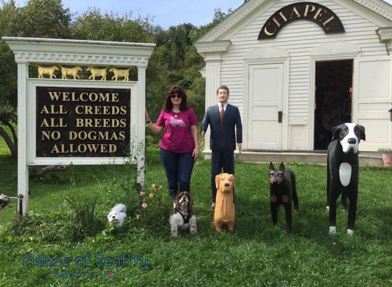 dog chapel with my dog