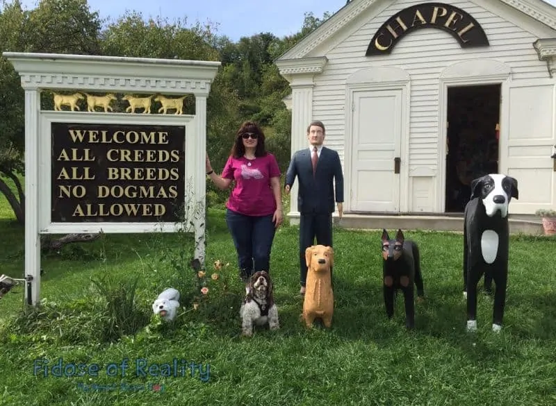 dog chapel with my dog