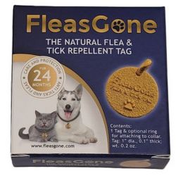 Flea Gone tag for dogs or cats