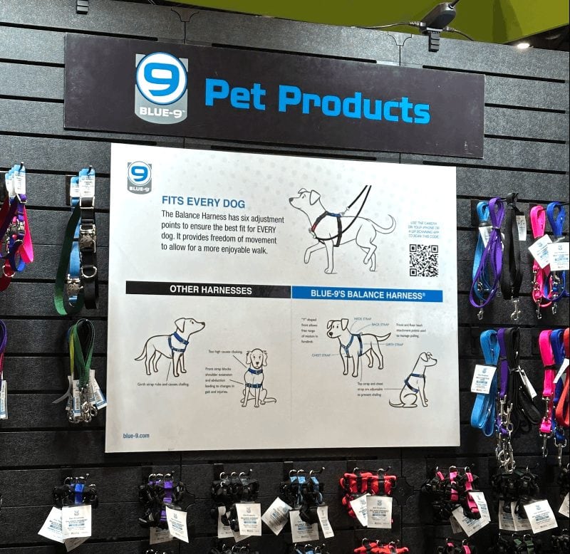 Blue-9 harnesses and leashes