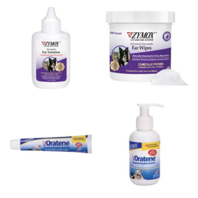 Dog Halloween photo contest ZYMOX Ear Solution with 0.5% Hydrocortisone